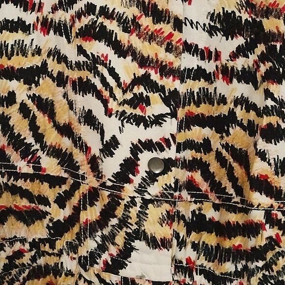 Rachel Comey Women's Plus Size Animal Print 3/4 Sleeve Jumpsuit NWT Size 14 - Picture 4 of 15